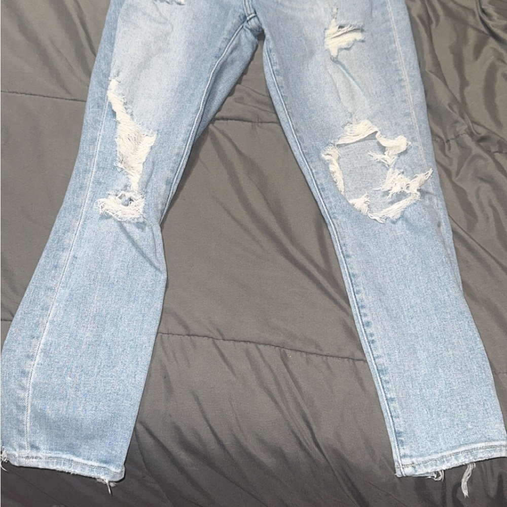 Abercrombie & Fitch Blue Straight Leg Jeans